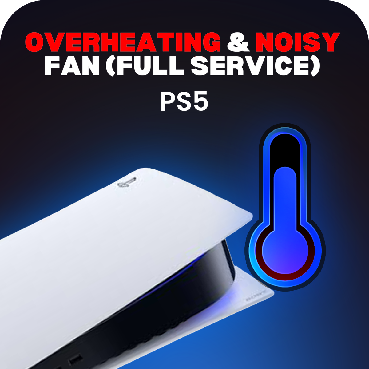 PlayStation 5 PS5 Slim Overheating Repair - Deep Clean & Liquid Metal Replacement