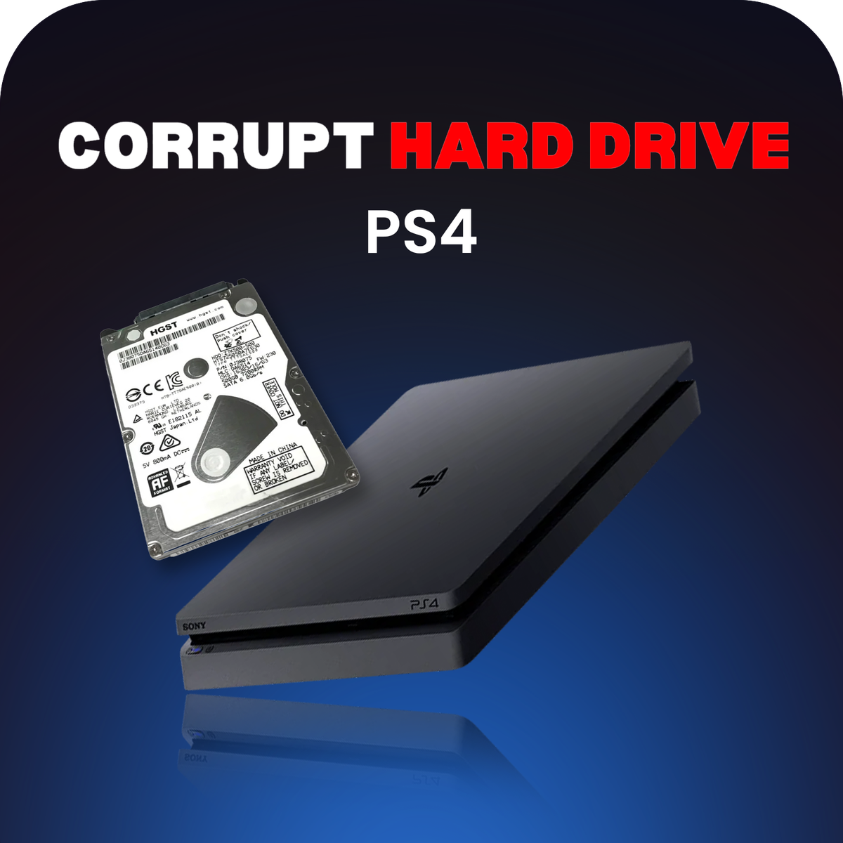 PS4 Corrupt Hard Drive Repair - Fix CE-34335-8 Error